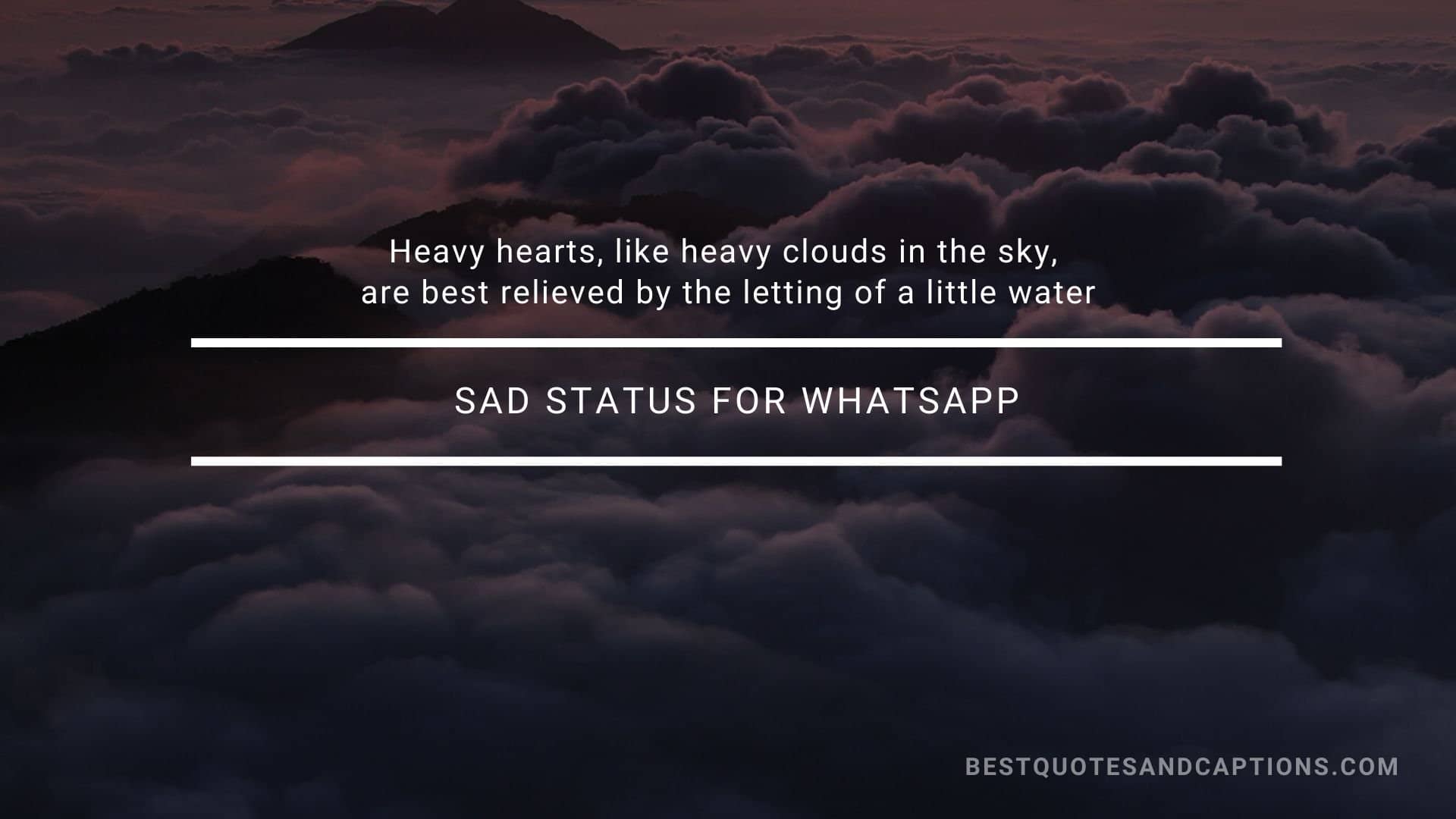 Featured image of post Sad Status In English About Love / When you are sad, everything in the world appears to be colorless.