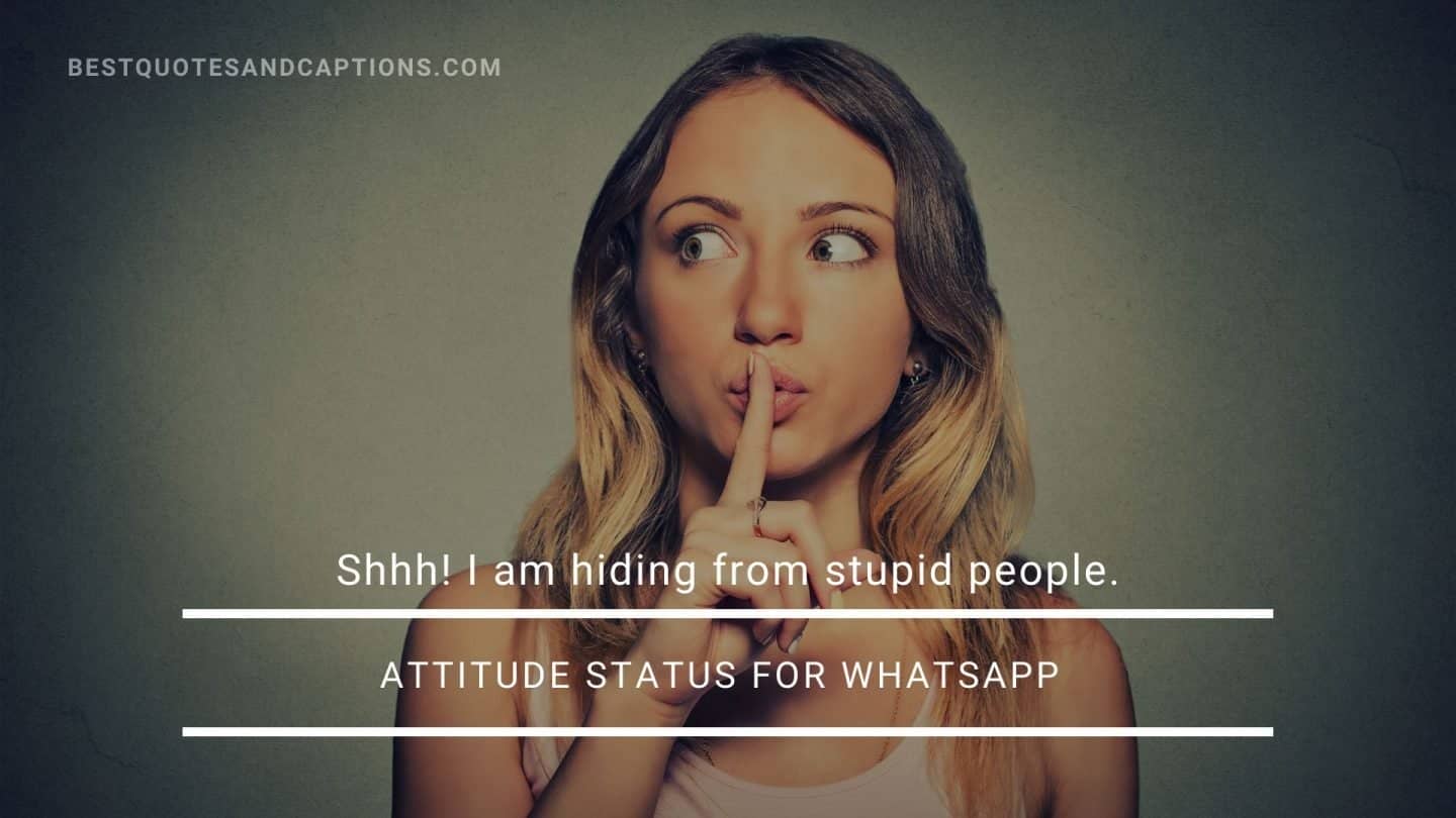 Status attitude status whatsapp 3000+ Best